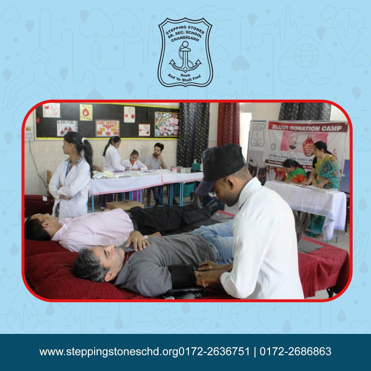 stones_school's tweet photo. World Blood Donor Day is celebrated around the world to raise awareness about the need for safe blood and blood products to save lives. 

#WorldBloodDonorDay #BloodDonation #DonateBlood #BloodDonor #GiveBlood  #Steppingstones #Bestschool #CBSEschool #Punjab #Chandigarh #Tricity https://t.co/o7V0Z2UEkp