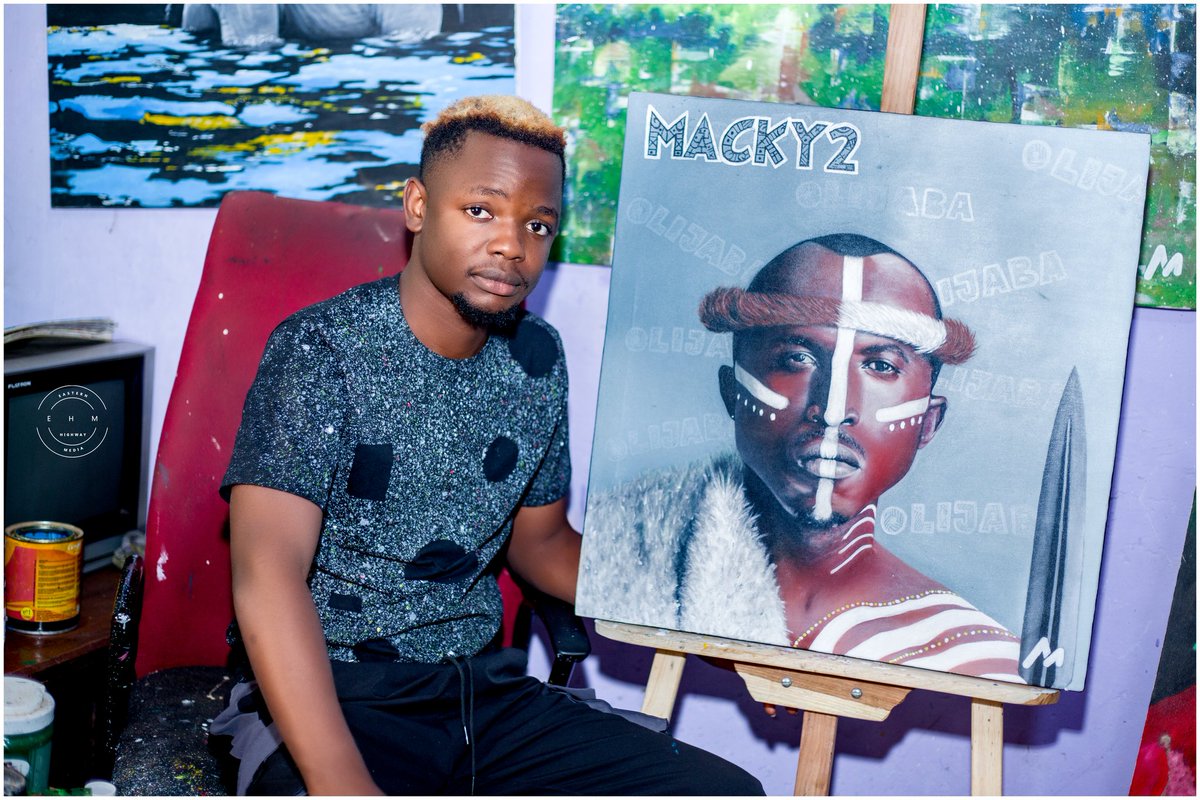 I don't even know how to react to the news of your retirement, a legend in my eyes, <a href="/Macky2umupondo/">Macky2 Official</a> thank you for the music and  inspiration over the  years. You gave us hope to dream, to better our craft and go after our dreams. here is the olijaba cover painting to appreciate u