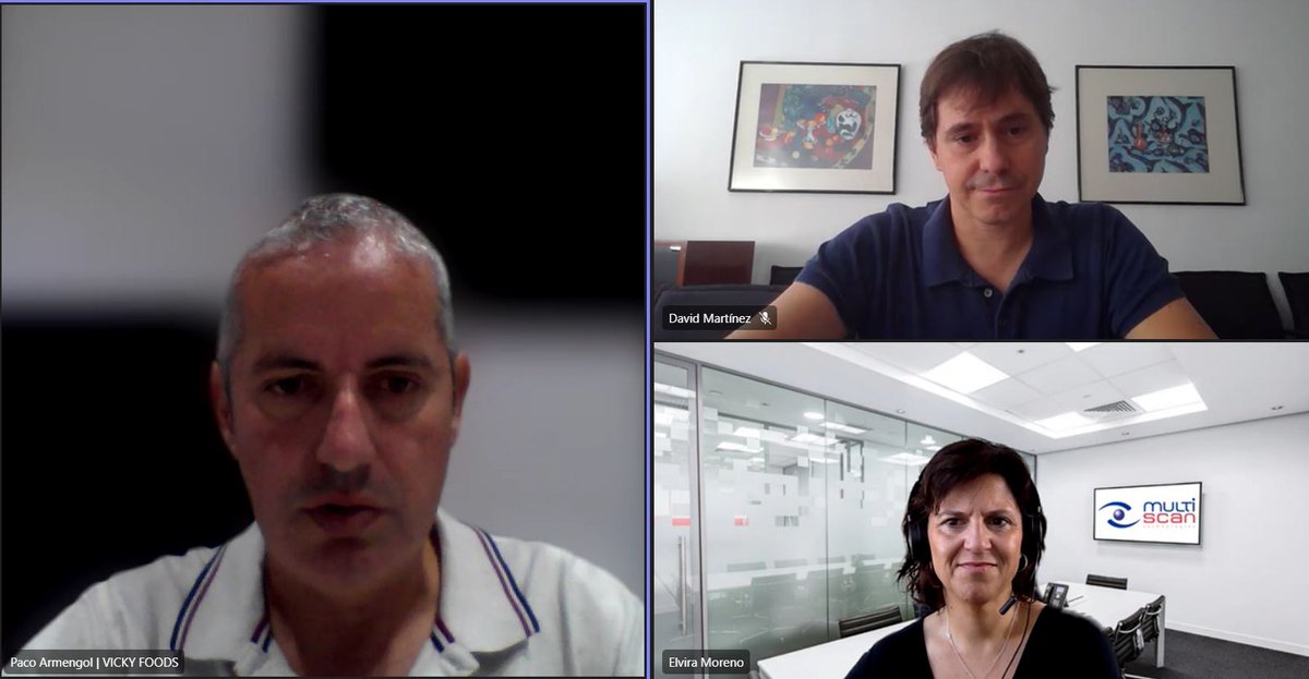ainiatecnologia's tweet photo. Iniciamos la mesa redonda con interesantes cuestiones sobre #TransformacionDigital de la industria alimentaria con Francisco Armengol, responsable de Digitalización e Industria 4.0 de @vickyfoods y Elvira Moreno, Chief Operating Officer #MultiScan, modera David Martínez de AINIA https://t.co/jbjEPBHxaE
