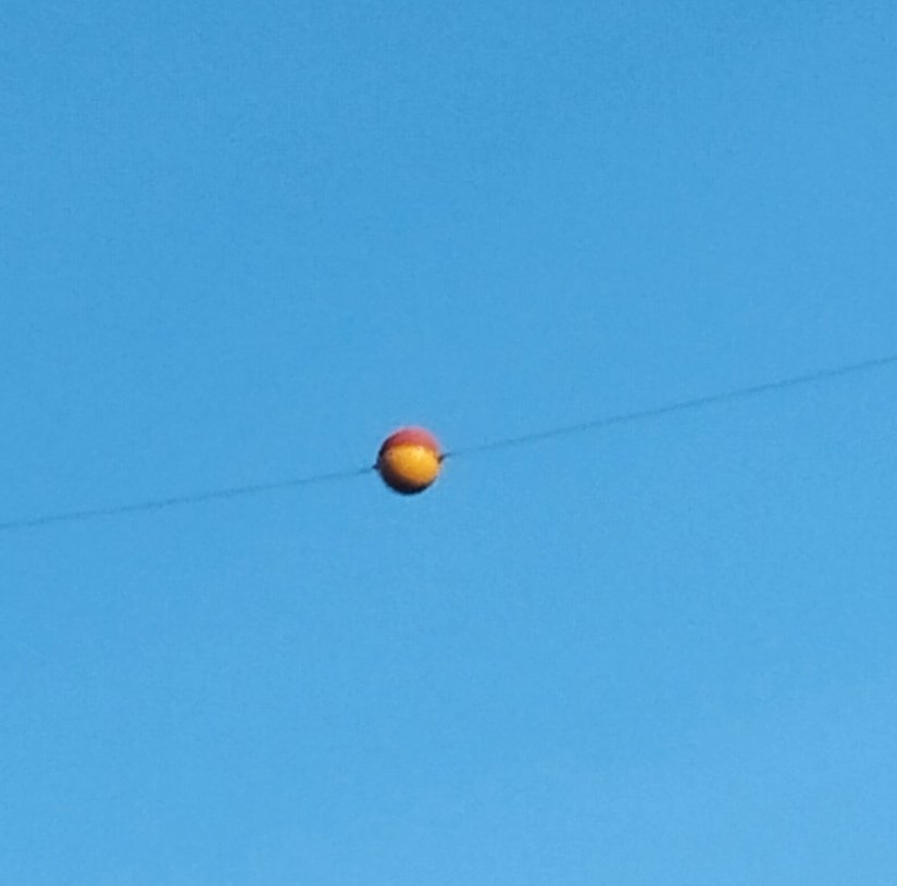 amani_konde's tweet image. As you drive from the airport towards Mombasa island you see these shinny balls called marker balls on the power transmission lines. They ensure viability of the lines #EngineeringInPlainSight