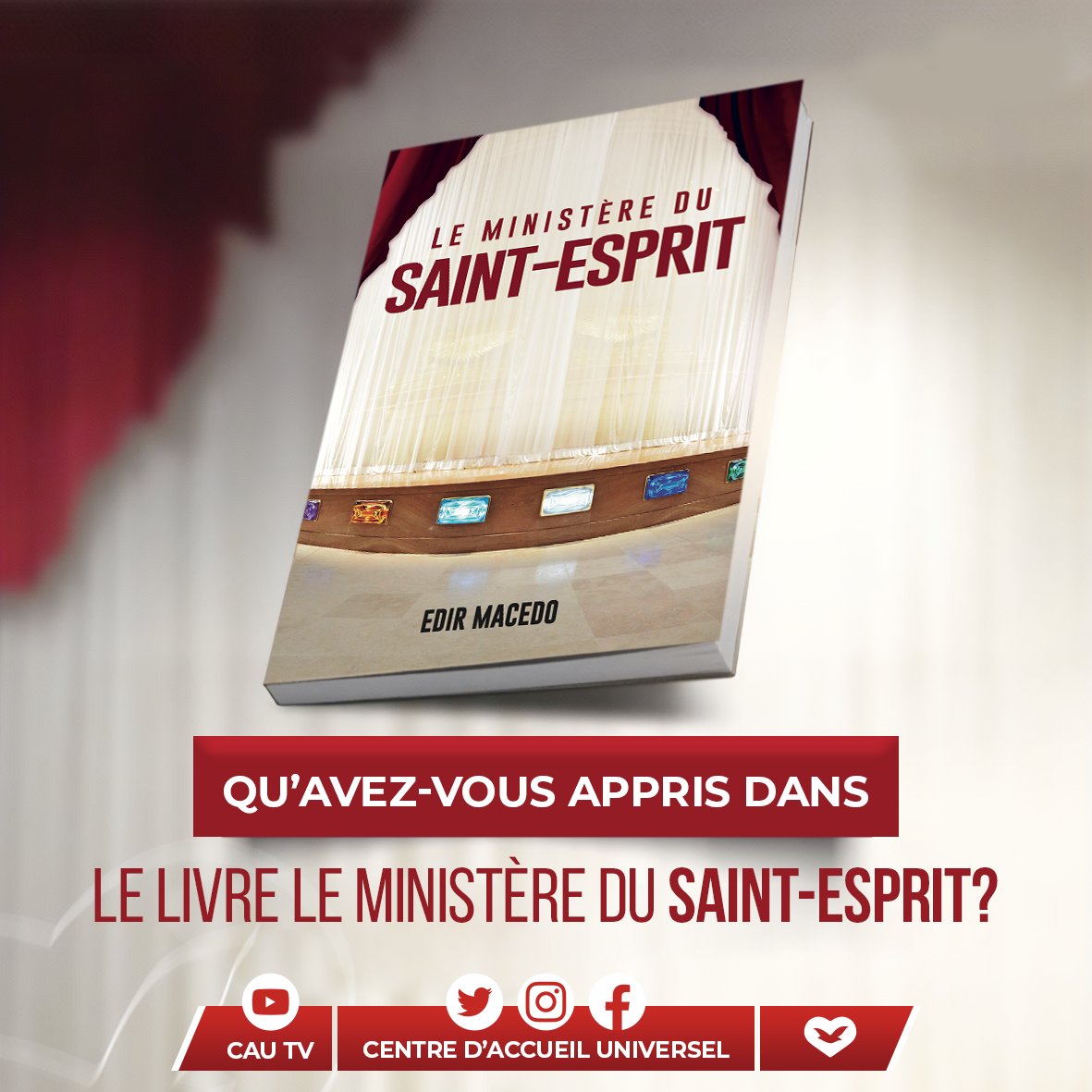CdAUFrance's tweet image. Connaissez-vous cet ouvrage de l'Évêque Macedo? L'avez-vous lu? Qu'avez-vous appris? 
"Le Ministère du Saint-Esprit" est disponible dans chaque Centre d'Accueil Universel!

#lecture #spirituelle #édification #SaintEsprit #CAU #France