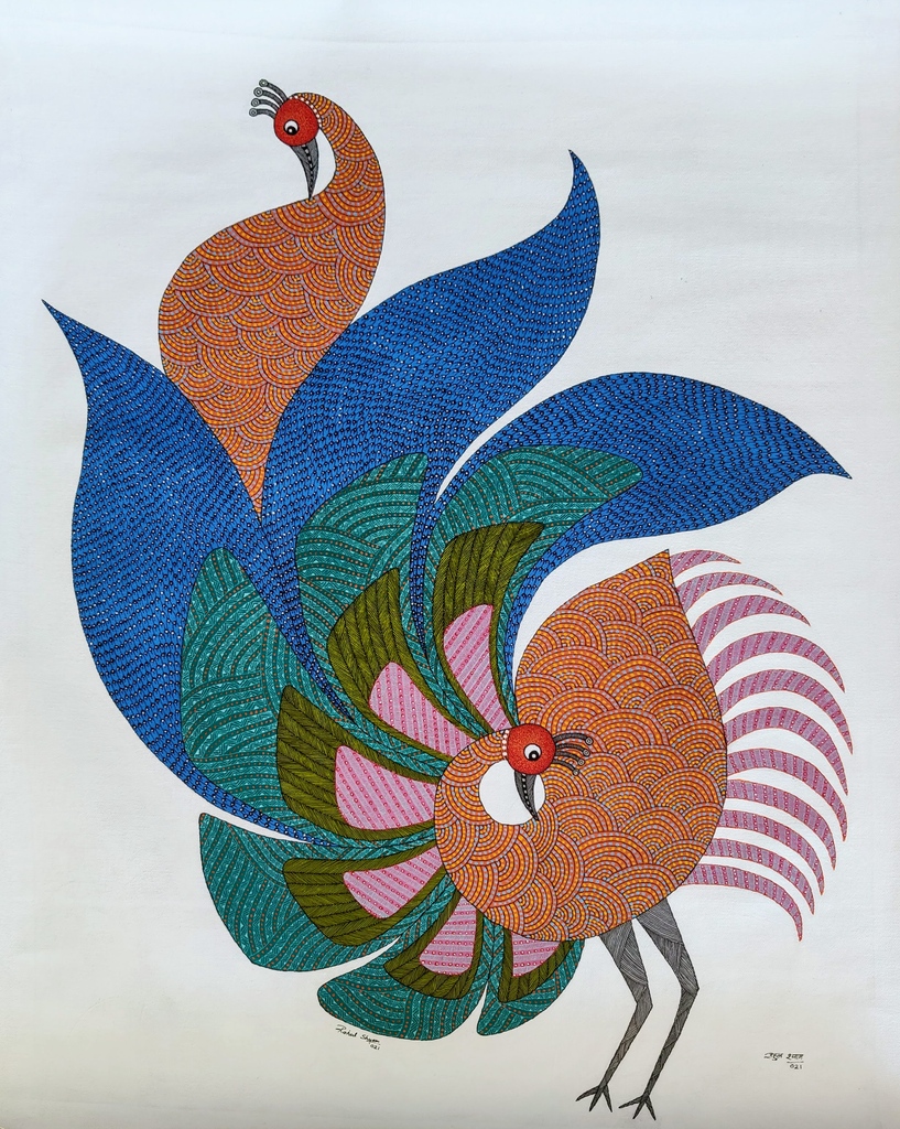 Talesonsilk's tweet photo. Hello Skirmish! 
https://t.co/SDERZFhpGv

#originalart #painting #rahulsinghshyam #gondart #birds #skirmish #buynow #indiantribalart #homedecor #handmade #tribaldecor #artcollectors #artcollecting #tribalart #indianart #gifts #talesonsilkxrahulsinghshyam#talesonsilk https://t.co/oTkyw73ih0