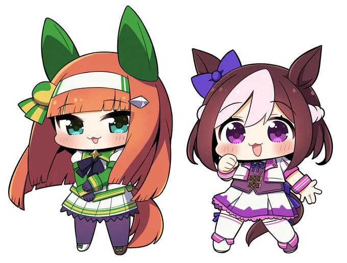 ふたり並べるとめっちゃかわよ… 