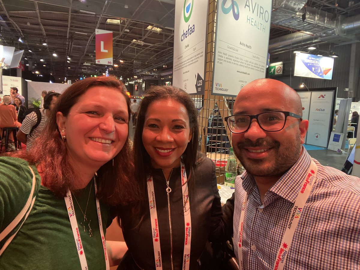 3rd day at <a href="/VivaTech/">VivaTech</a>! Come and meet the most #innovative #African #startups on the #Africatech lab! <a href="/africatechie/">Rebecca Enonchong</a> <a href="/AfriLabs/">AfriLabs</a> <a href="/AviroHealth/">Aviro</a> <a href="/WalaDigital/">Wala Digital Health</a> @imalipay_ke <a href="/click2sure/">Click2Sure</a> <a href="/EasyMatatu/">Ride&WinExtraPointstoShopAMicrowaveorBlender🎉</a> <a href="/TheWEEECentre/">The WEEE Centre</a> <a href="/Diop_IFC/">Makhtar Diop</a> <a href="/IFC_org/">IFC</a> <a href="/NewEnergyNexus/">New Energy Nexus</a> <a href="/orangeafrica/">Orange Africa & Middle East</a> <a href="/CassavaTech/">Cassava Technologies</a> <a href="/Proparco/">Proparco</a>