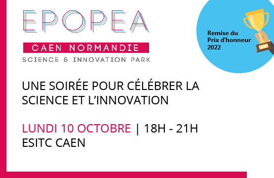 CaenDev's tweet photo. L'innovation de l'année du #scienceparkEPOPEA c'est peut-être votre projet ? Entrepreneurs, porteurs de projets, industriels, étudiants, chercheurs, personnels soignants, candidatez avant le 15/07 ! https://t.co/Aokti3mjid https://t.co/FHk0M9zNoL