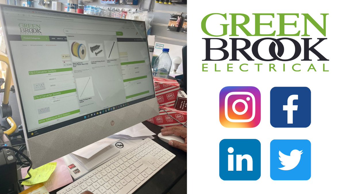 GreenBrookElec's tweet photo. If you're a @GreenBrookElec customer, you can now enjoy online ordering! #timesaver
Just login...π https://t.co/Y4wsHkCkqz
#electricalsupplies
#greenbrookelectrical
#PowerBreaker
#consumerunits
#electricalwholesalers
#electrical
#RCDs
#lighting https://t.co/LM5bqUF95w