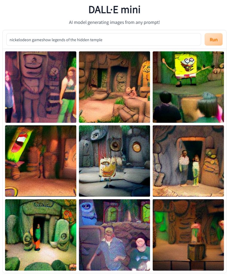 andre_elpedes's tweet photo. Legends of the Hidden Temple in DALL·E mini #1
#nickelodeon #legendsofthehiddentemple #lotht #dallemini #dalle #mini https://t.co/OE6WSjobEH