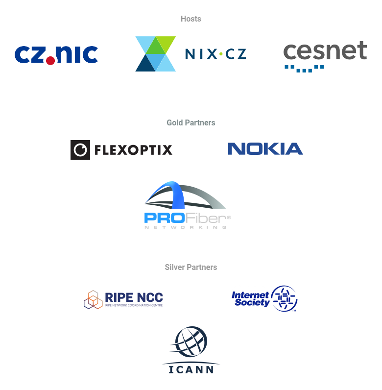 CSNOG_EU's tweet photo. Thanks to all our partners for their #support of #CSNOG20122 event: GOLD: @flexOptix, @nokia, #PROFiberNetworking SILVER: @ripencc, @internetsociety, @ICANN. #ISP #networkoperators #ITcommunity #thankyou #registration: https://t.co/raPTclW0Ka #host: @CESNET_cz @CZ_NIC @NIX_CZ https://t.co/e9kWj8hx0N