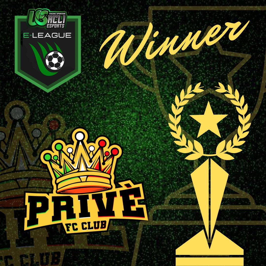 us_acli's tweet photo. I CLUB PRIVÈ trionfano nella finale della UsAcli e-League contro il LADISPOLI vincendo per 2-0 con doppietta di @GaLLuSsS_20 

COMPLIMENTI 💪💪💪

@LadispoliUs @fc_prive @pctransfermarkt @HouseOfProClub @NewsProclub @RTAllProClub @Tutto_ProClub @Tutto_ProClub https://t.co/BXqhcoYS4C