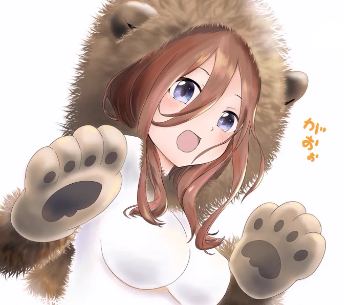 らいおん#五等分の花嫁 #中野三玖 #イラスト 