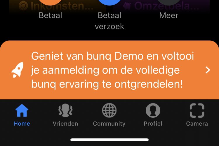retail_tester's tweet photo. @bunq jullie app zit vol met bugs. Het begint met deze melding die terug blijft komen en niet weg kan drukken. 1/ https://t.co/NBfIgh5M6w