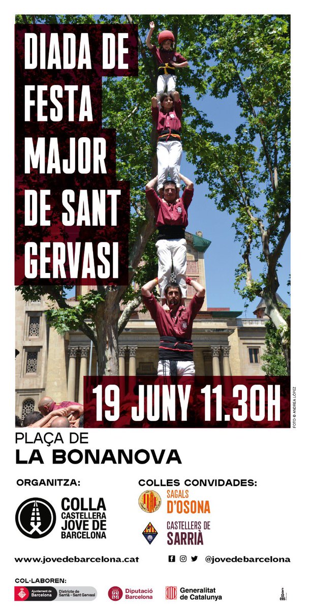 jovedebarcelona's tweet photo. Eeeeiii!! Que ja és divendres!!! Aquesta tarda tornem a la plaça de Can Fabra per a preparar la diada de diumenge a Sant Gervasi!! No t’oblidis la targeta o no tindràs gomeet!!! 🤪 https://t.co/sOoQRldt8I