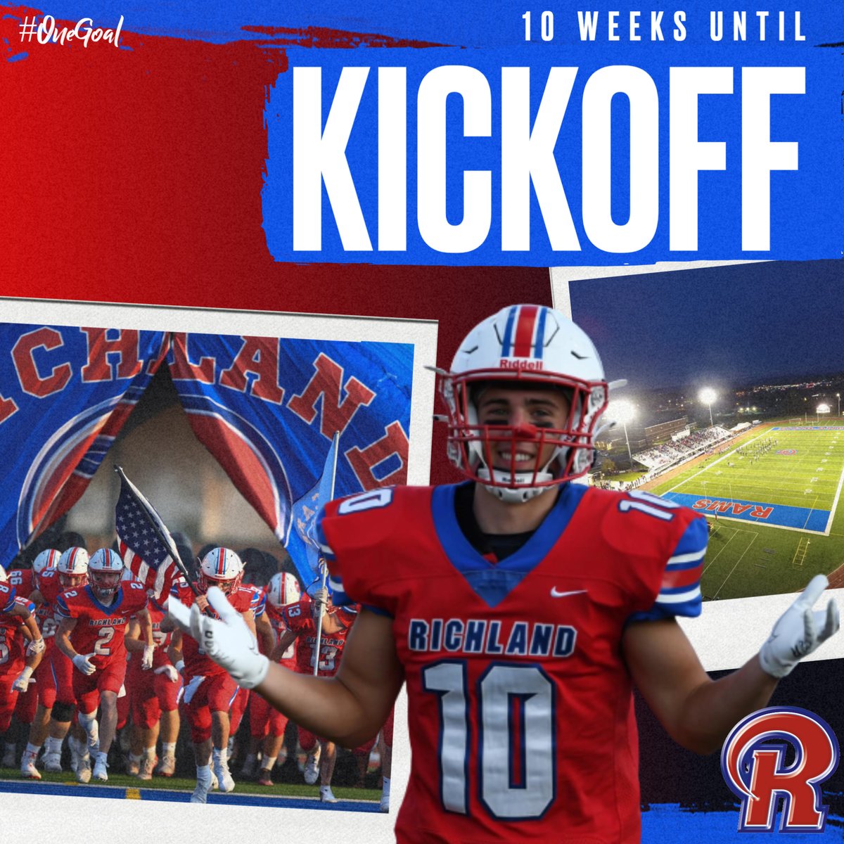 rhsfootball's tweet photo. 10 weeks until kickoff!
#OneGoal
#ChasingHistory
#TenIsBack https://t.co/2xh7Zn9rbD