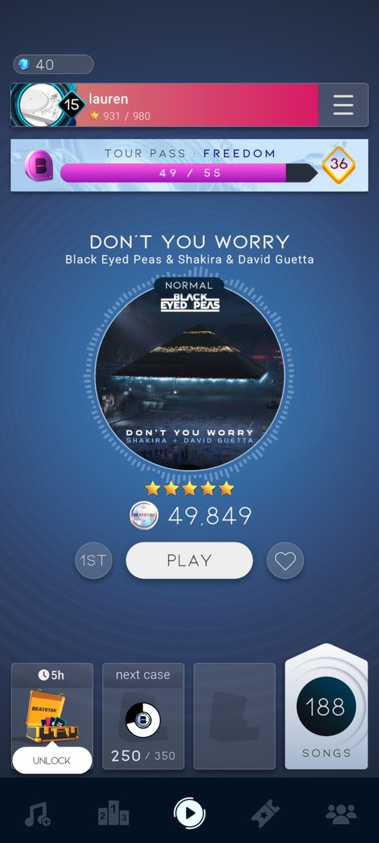 LauSteph_xo's tweet photo. @playbeatstar @bep @shakira @davidguetta @Epic_Records Would love some gems, love this game 😅 https://t.co/qYxSHFG73F