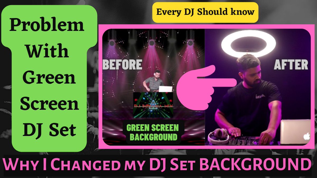 pprashant143's tweet image. Why I Changed DJ SET BACKGROUND| Problems with Green screen DJ SET BACKGROUND| Green screen problems
youtu.be/ckcpF9q358E
Tags - #greenscreen #greenscreenproblems #greenscreendjset #virtualdjset #greenscreenvideo
