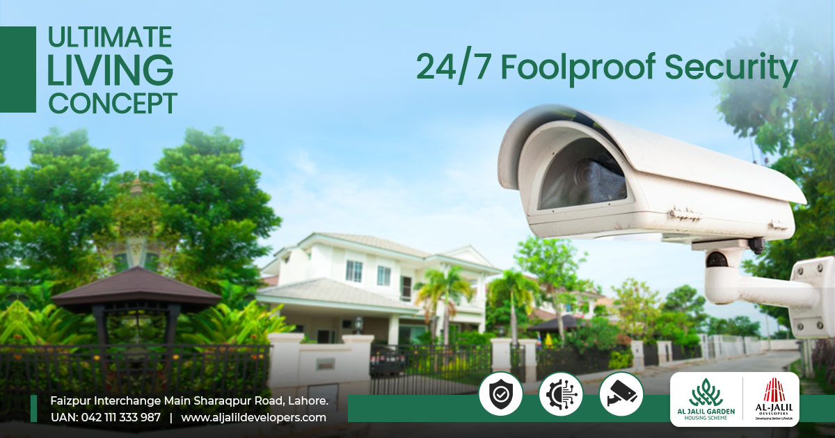 aljalilpk's tweet photo. At Al-Jalil Garden, you can experience absolute peace of mind amidst foolproof security. The housing society is 24/7 under the watch of professional security guards &amp; CCTV cameras.
 
#AlJalilGarden #AlJalilDevelopers #DevelopingBetterLifeStyle #SecureLifeStyle #24HourSecurity https://t.co/h1RHlFS6aB