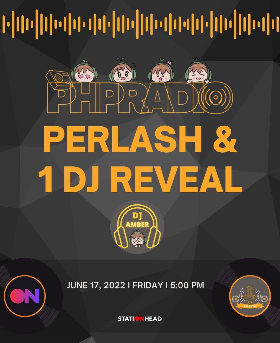 PHPRadio_'s tweet photo. [#PerlaSH]
Press, Hit, and Play that Radio!
We are @PHPRadio_ 🎧

Join us now on @STATIONHEAD! 🤗
🔗: https://t.co/87Ibo0v7NG

Aside from streaming, we'll be finally revealing one of our DJs!

See you, Pearls! 💛✨
@PressHitPlay #Press_Hit_Play https://t.co/wno16fu9xk