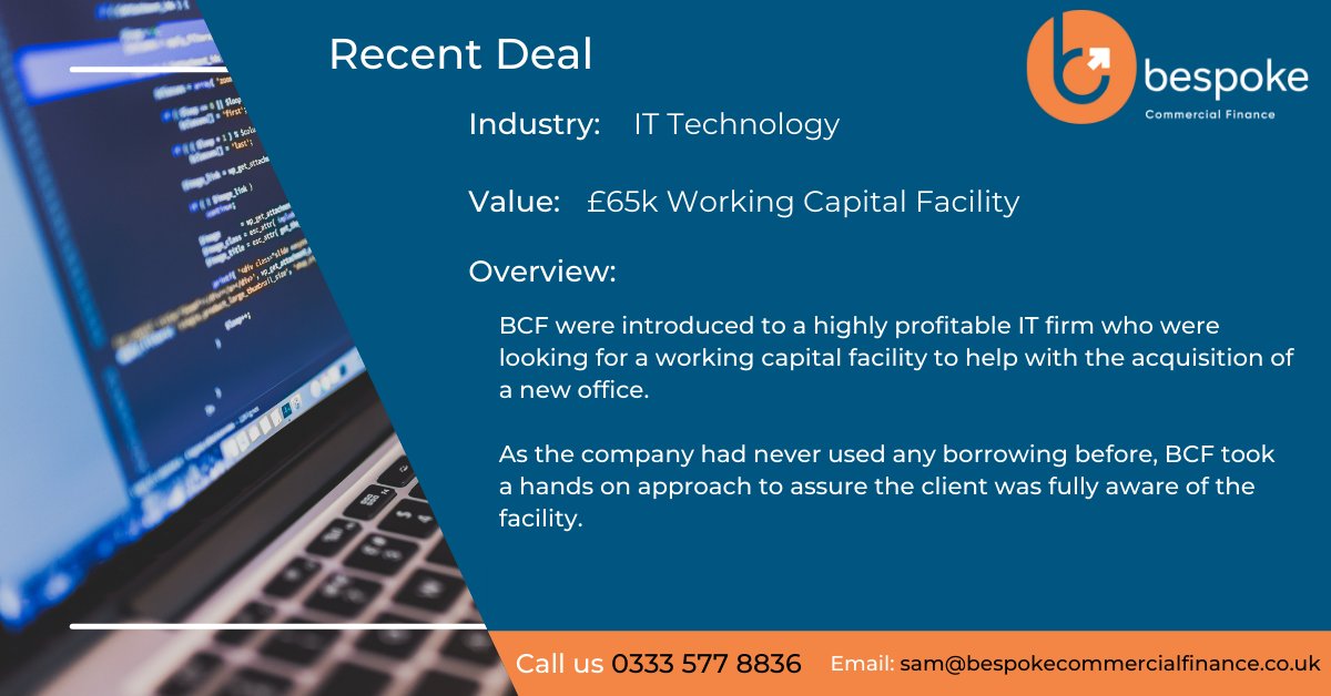 Great to get this deal over the line so quickly for a highly profitable client 👇

#broker #commercialffinance #funding #sme