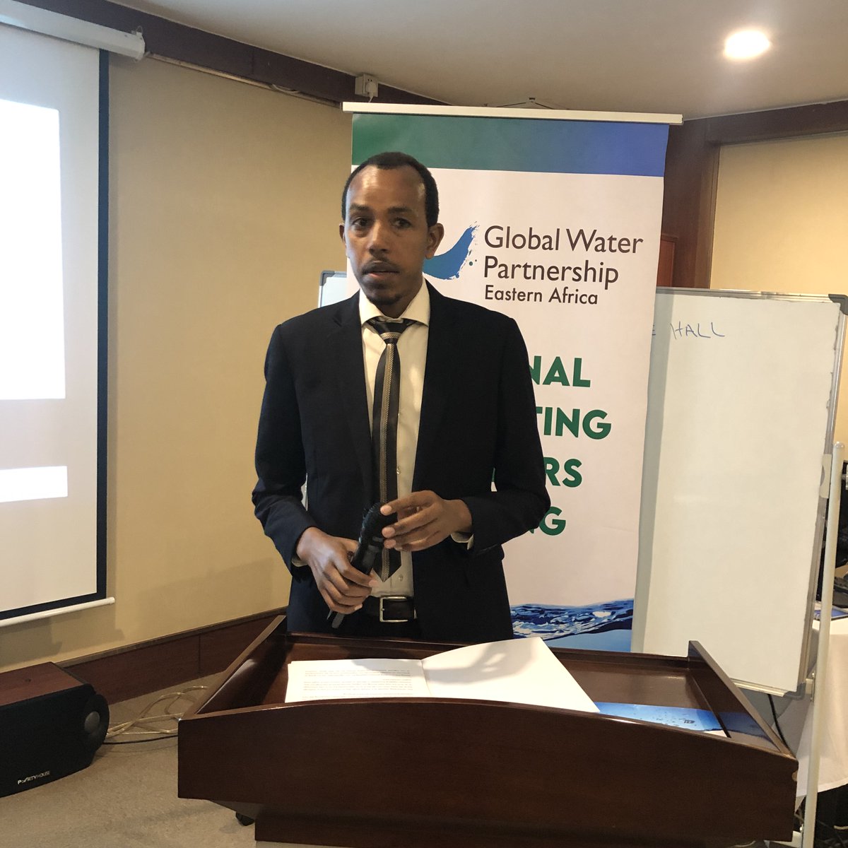 Mr. Francois Tetero, the incoming Chairperson of the <a href="/GWPEasternAf/">GWP Eastern Africa</a> Steering Committee.
"My first priority as Chair, is to strengthen the country water partnerships so that we work in unison. I will do my best with all your support, to make sure we achieve this"
#7thCP