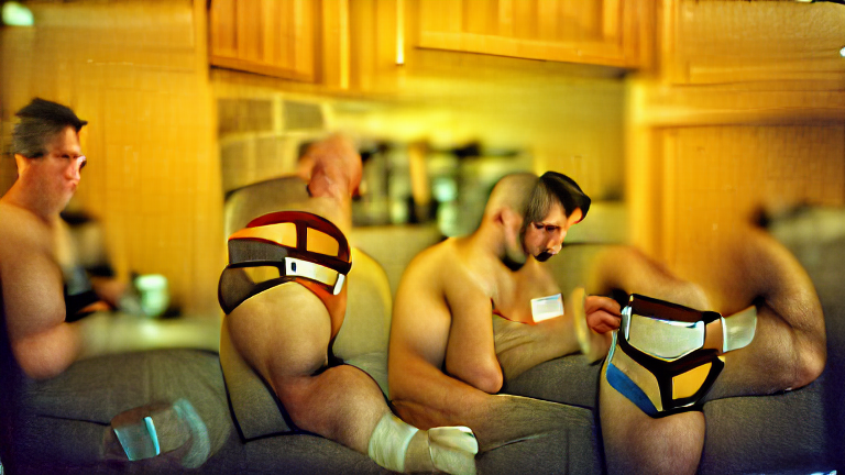 GayAI_'s tweet photo. #GayAI Hunks in jockstraps https://t.co/uAp7wkCCDL