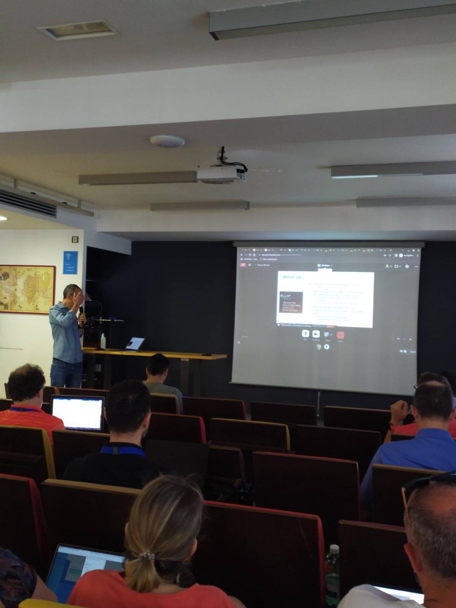 doublebyte's tweet photo. @FabriceBrito from @terradue explains how to process #EO data on the #cloud, without vendor lock-in #developer workshop at the #OGCMM123
@opengeospatial https://t.co/6hNHPLJxAP