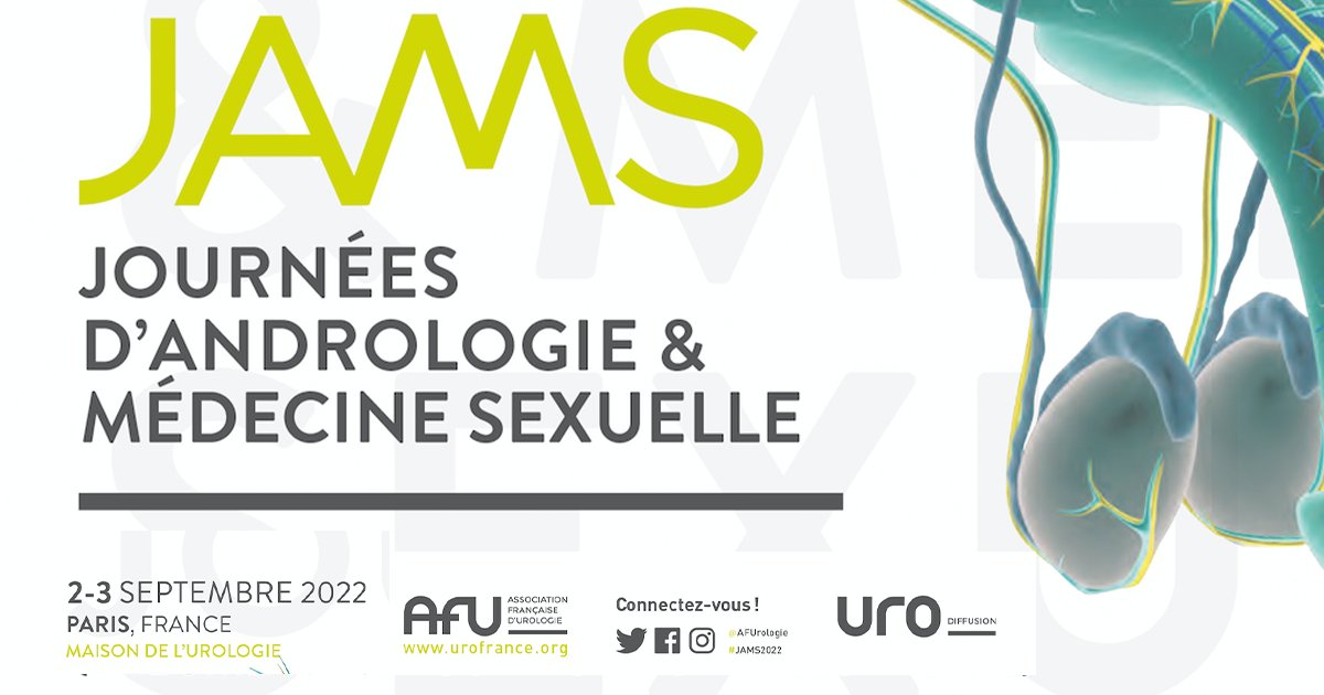 AFUrologie's tweet photo. #Urologie Les 2 et 3 septembre prochains, la Maison de l’Urologie de l’@AFUrologie accueillera les #JAMS et #eJams. À vos agendas ! https://t.co/vkBH5gbhcA https://t.co/wOldFgBKNR