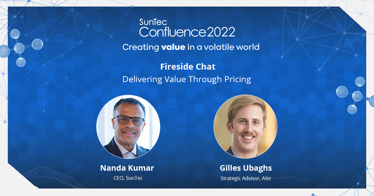 SunTecGroup's tweet photo. Don’t miss this insightful fireside chat between @knkumar, Founder & CEO, SunTec, & @GillesUbaghs, Strategic Advisor, @AiteNovarica, on 'Delivering Value Through Pricing. Register for #SunTecConfluence: https://t.co/9ct5BXNjmA
#banking #valuecreation #customerexperience https://t.co/fZJuvwslmr