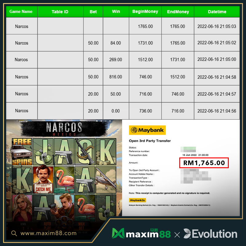 maxim88official's tweet photo. Tahniah Member Kami Dapat Win Wow🔥🔥🔥
Customer cuci, 
Menang RM7613
Menang RM11,483
Menang RM1,657
Menang RM1,765

Play Now: https://t.co/4fSun9JPO0
#Maxim88 #maxim88evo #mega888 #918kiss #duitnow #slots #evolutiongaming #casino #unlimitedcashback #thisiswhereweplay #livecasino https://t.co/QYX4tSejTP