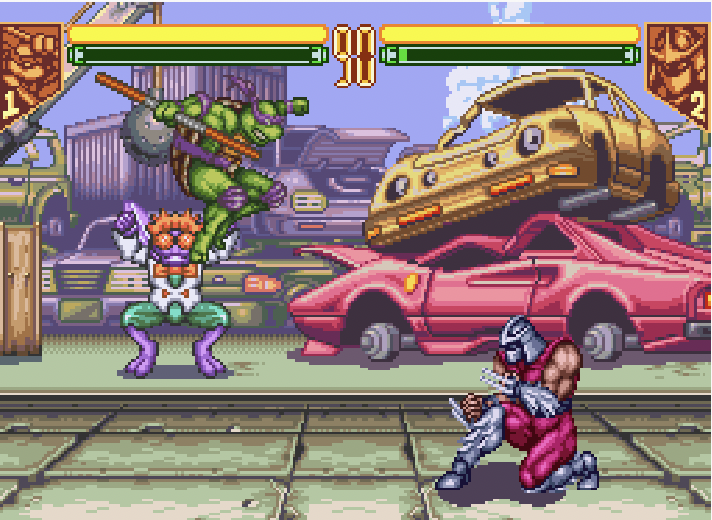 SirArturo3's tweet photo. En el #CowabungaDay también hay cabida para los fighting games! Juraría que es el único juego de este género desarrollado por #Konami. El #TournamentFighters! Hubo tres versiones diferentes para #SuperNintendo, #Megadrive y #NES
#Retrogames #PixelArt #TeenageMutantNinjaTurtles https://t.co/UGz0zBmgGR