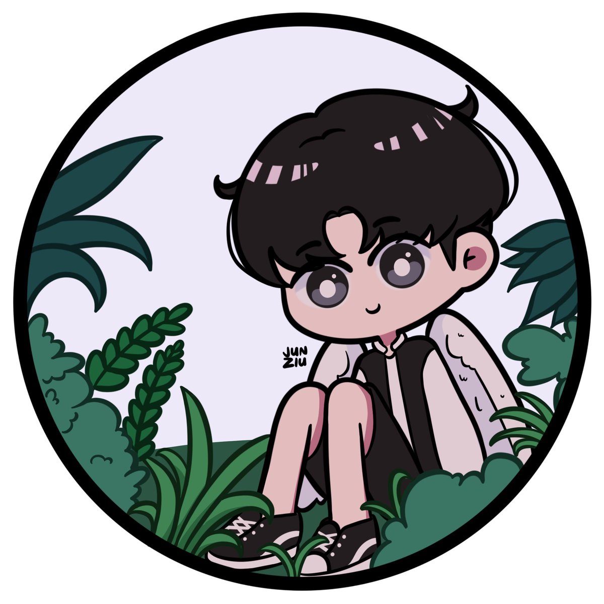 junziu's tweet photo. in the woods 🌿🍃 https://t.co/as65Q7dv1J