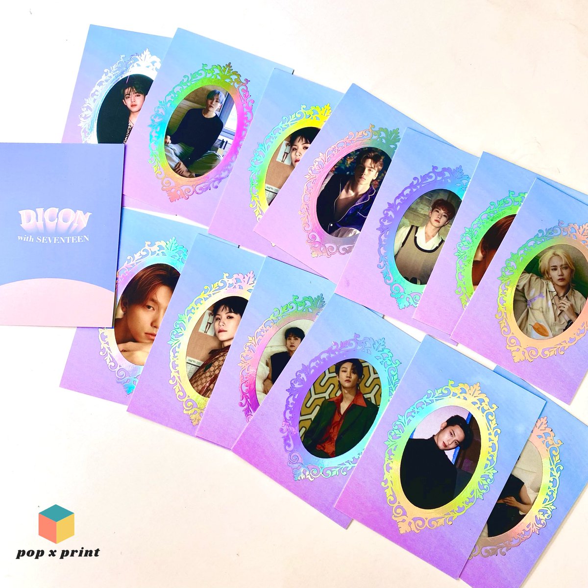 popxprint's tweet image. [𝐏𝐇𝐎𝐓𝐎𝐂𝐀𝐑𝐃]

#SEVENTEEN 
• 𝐰/ 𝐇𝐨𝐥𝐨𝐠𝐫𝐚𝐩𝐡𝐢𝐜 𝐅𝐨𝐢𝐥 𝐒𝐭𝐚𝐦𝐩𝐢𝐧𝐠

#PXPSAMPLES