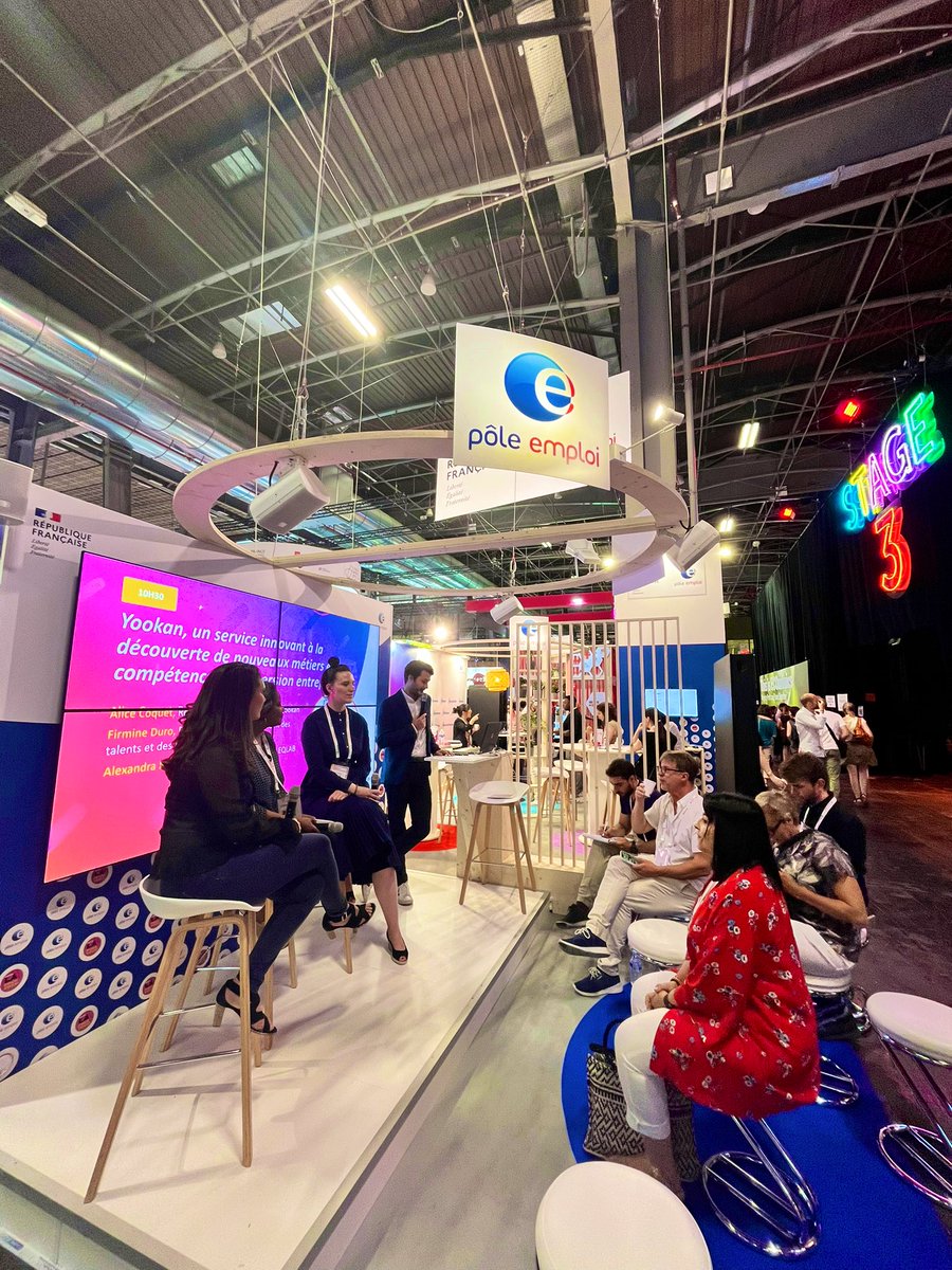 #VivaTech2022 @pole_emploi Retrouvez nous au stand Pôle emploi 🤩pitch et talk inspirant #innovation #partenariat