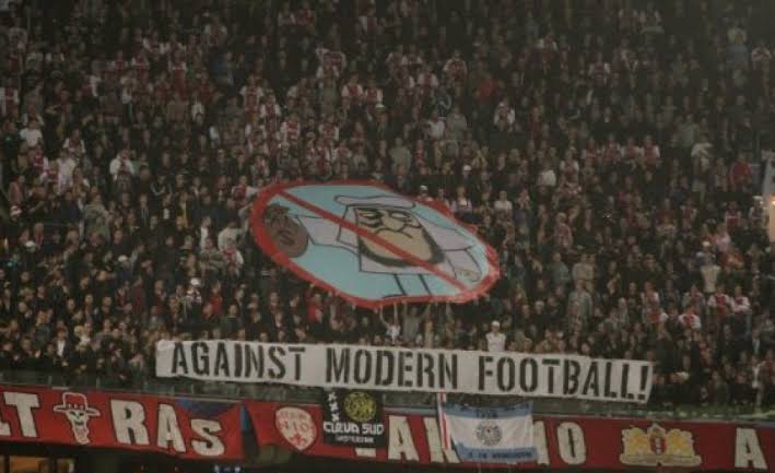 fuck tv, business, police, players and everyone who has forgotten what football should be about. football is for you and me, not for fucking industry!