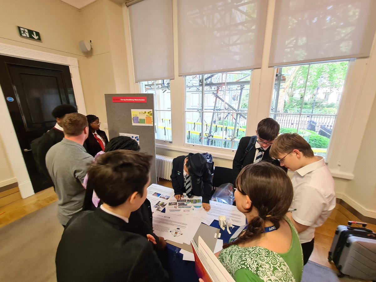 EduRAEng's tweet photo. It's happening! There is a real buzz I'm the air as school teams are getting their stands ready for the #SustainableFutures: Innovation Challenge!
Good luck everyone.
#10YearsOfCST https://t.co/7XAu0DpUud