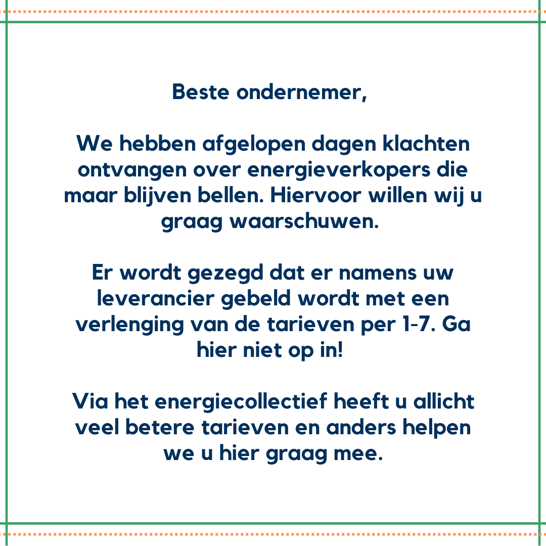 pmenergie's tweet photo. Waarschuwing energieverkopers! https://t.co/EH5waWvJfg