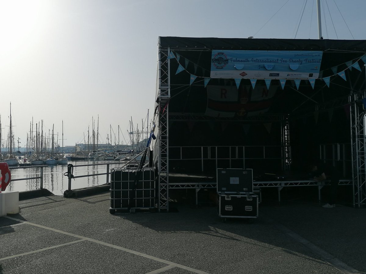 Congratulations <a href="/FalSeaShanty/">Falmouth Sea Shanty</a> for getting so well organised for our return. We're so lucky to be back &amp; singing, listening to #livemusic The NavyLarks can't wait to be part of your entertainment. And you've organised brilliant weather again🌞😎🍻#bettystogs #Shanties #festivals
