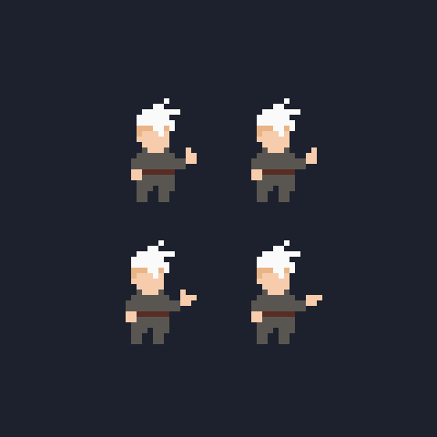 indieklem's tweet photo. Vous vous demandez la différence qu'un seul pixel peut faire ?

#pixelart #indiegamedev #frenchdev #aseprite https://t.co/BhXGsqtGSp