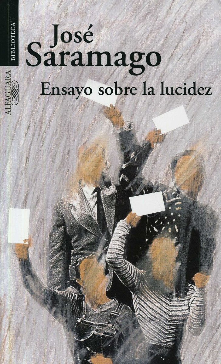 saramaguiana's tweet photo. #Saramago "Ensayo sobre la lucidez"

"() Los electores, esos que son los supremos valedores de la #democracia, esos sin los cuales la tiranía, cualquiera de las que hay en el mundo, y son tantas, ya se habría apoderado de la patria que nos dio el ser"

#Andalucía #Colombia https://t.co/epNcXdCyGG