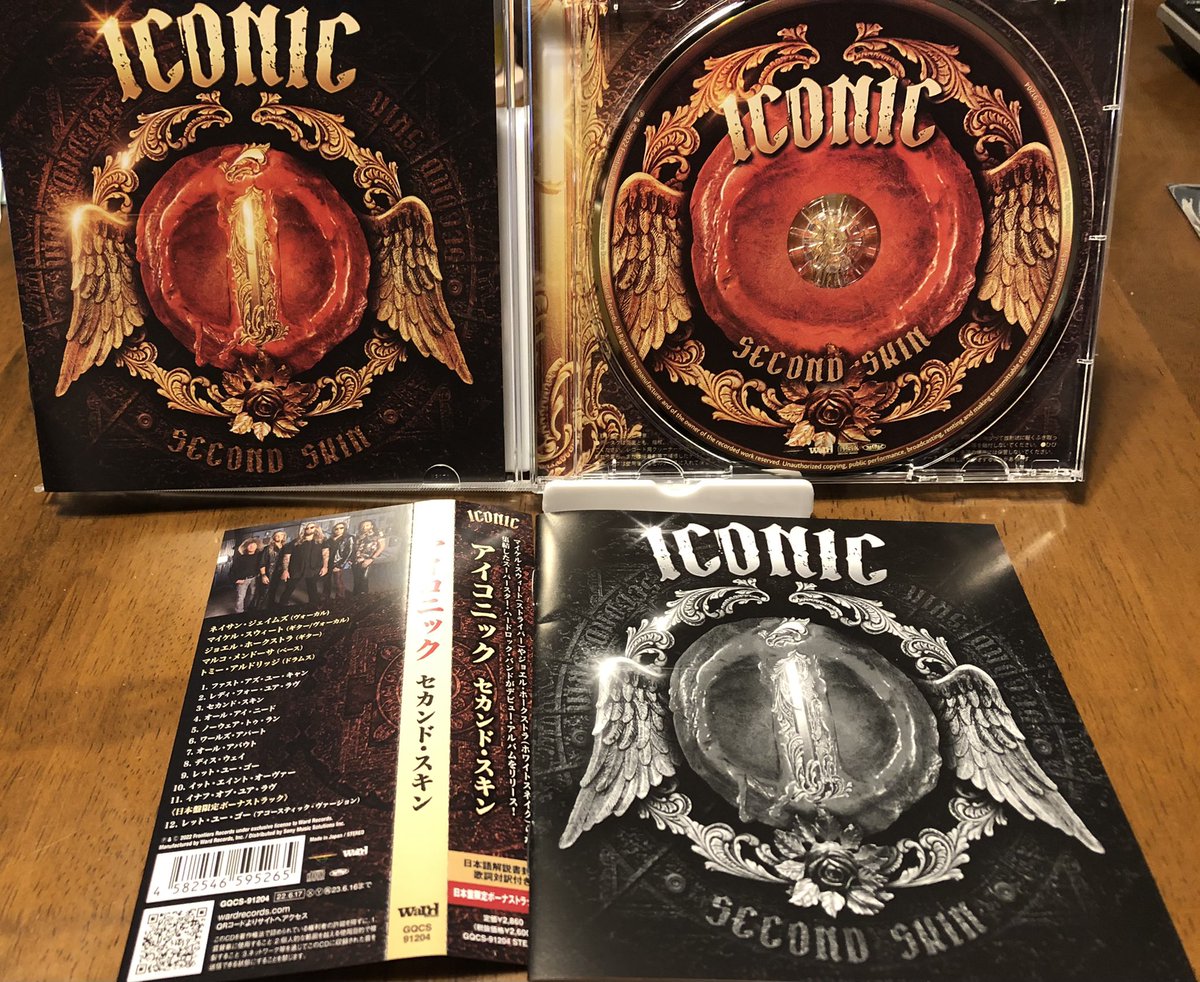 I got the ICONIC album 'Second Skin' in Japan！
I'll listen to it from now on! !!

#iconic #michaelsweet 
#joelhoekstra #nathanjames
#marcomendoza #stryper