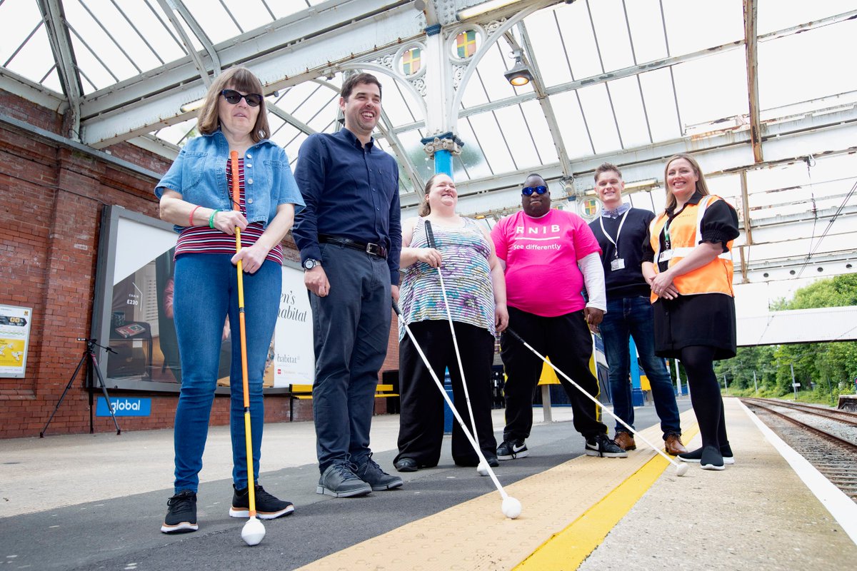 My_Metro's tweet photo. Metro has become England’s first rail network to have tactile paving on every platform edge, delivering a major accessibility upgrade for blind and partially sighted people. @RNIB @RNIB_campaigns. Read more: https://t.co/rjunxY366S https://t.co/63Ae3MGGky