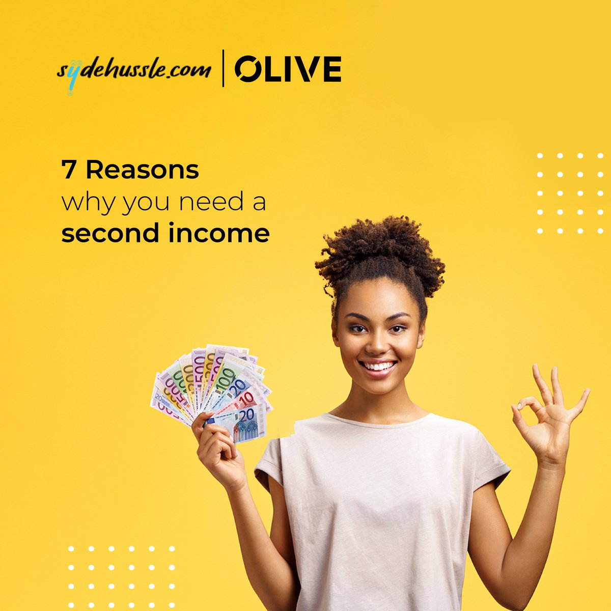 Sydehussle's tweet photo. Whatever your financial goal is, earning an extra income can help you reach it sooner.  A second income can give you greater financial freedom. 
Read  our blog to learn more about the benefits of second income:
 https://t.co/9amkRECCJC 

#sydehussle #extraincome #sales #earnmoney https://t.co/W0sCG0SX7D