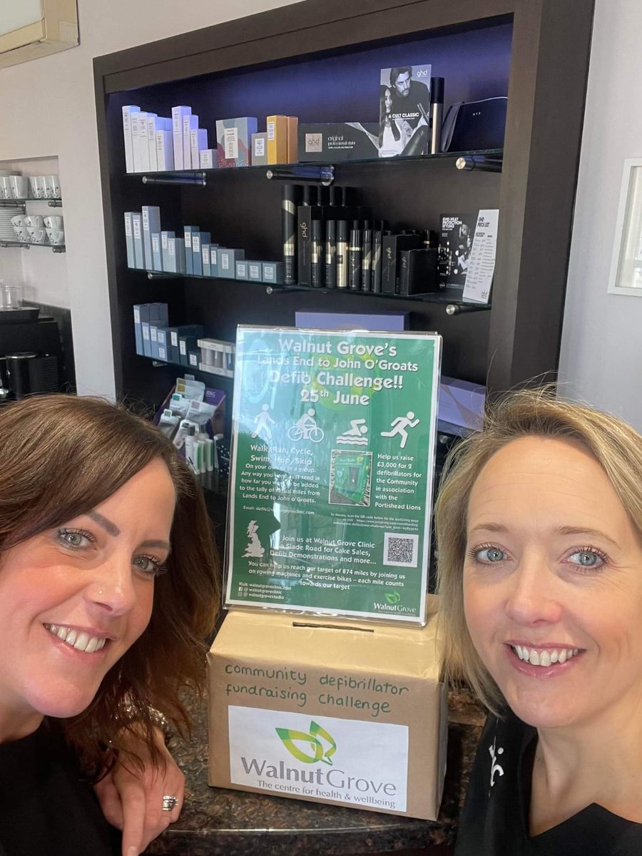 Walnut_Grove's tweet photo. A MASSIVE thanks to the lovely ladies at Tonic Hairandbeautyhouse for supporting our Defib Appeal! 
https://t.co/eflEJw6hL4
#defibrillator #challenge #supportlocal https://t.co/FdNqLGLZiJ