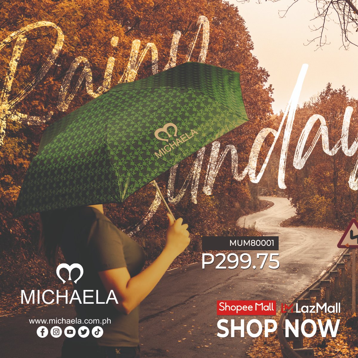_michaela_ph's tweet photo. "Sunday Morning, Rain is Falling".
Don't let the clouds rain on your Family Day. Don't forget to bring your MICHAELA umbrellas with you to keep you dry and warm.
#michaela16th
#iLoveMICHAELA
#michaela
#michaela2022
#MICHAELAMay https://t.co/sdFk8Eqiyb