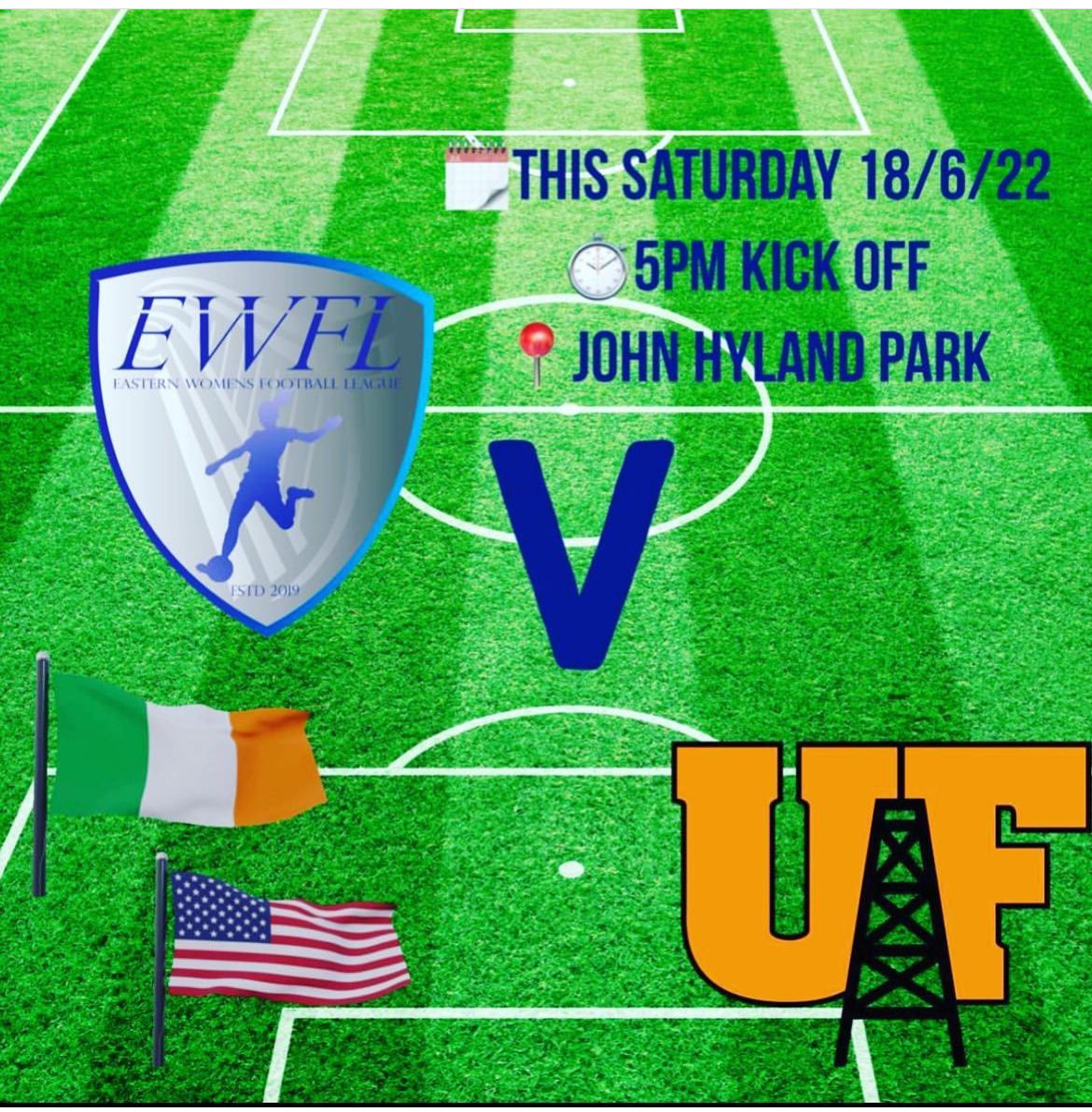 KillesterDonny's tweet photo. Best of luck to our Senior Women's Captain @Lchambersssss representing the @EasternWFL squad this Saturday at 5pm in John Hyland Park. They take on a American representative team from Ohio from the Findlay University. Best of luck Laura ⚽⚽ Great advertisement for our club ❤️💪 https://t.co/bCgHN4whWt