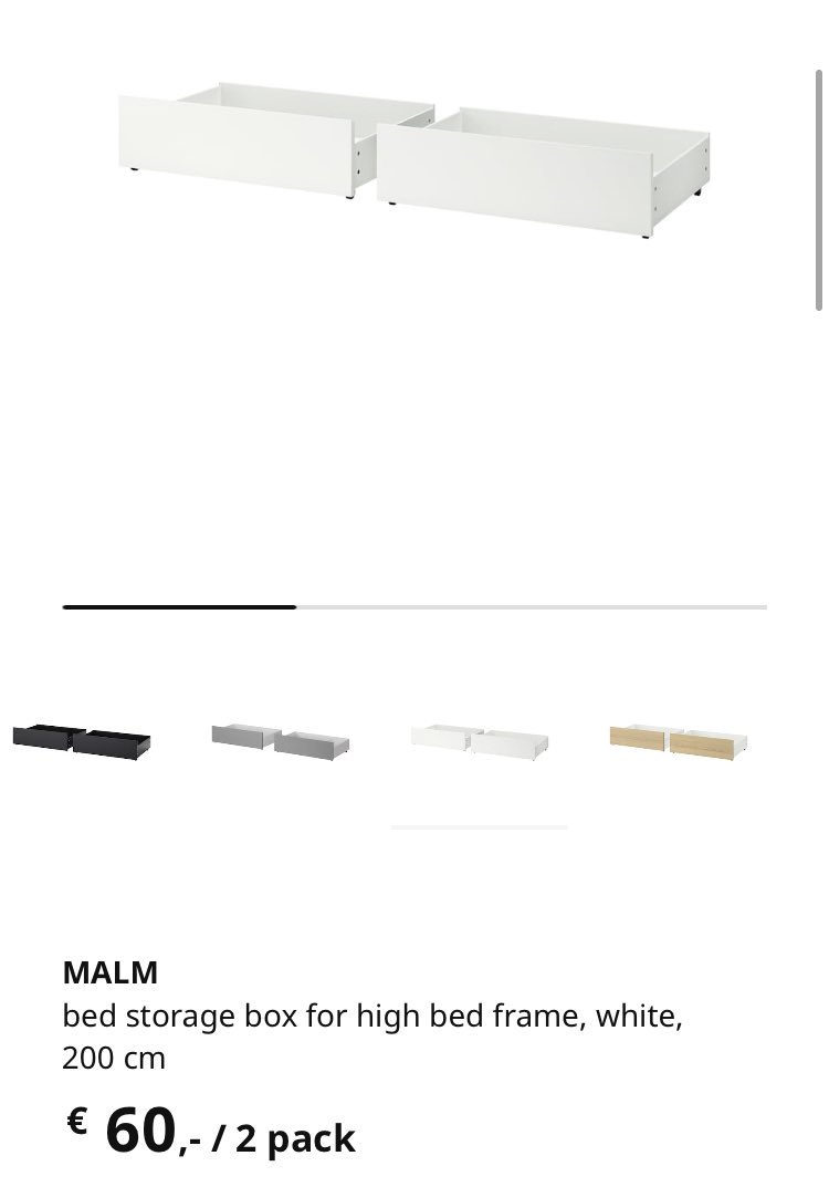 katya_w's tweet photo. @IKEANederland bij mijn verhuizing zijn de wieltjes van een van mijn Malm lades voor onder de bed afgebroken en kwijtgeraakt. De lades zijn nog prima dus voelt het raar om 2 nieuwe lades te kopen alleen voor de kleine wieltjes. Kan ik die apart aanschaffen? https://t.co/YAXSkY4s3g