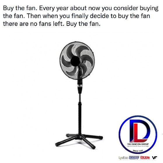 DenconA's tweet photo. #BuyTheFan 

https://t.co/pv60mKyupy 

#Heatwave #Summer #Trade https://t.co/8H3a2cq0KF