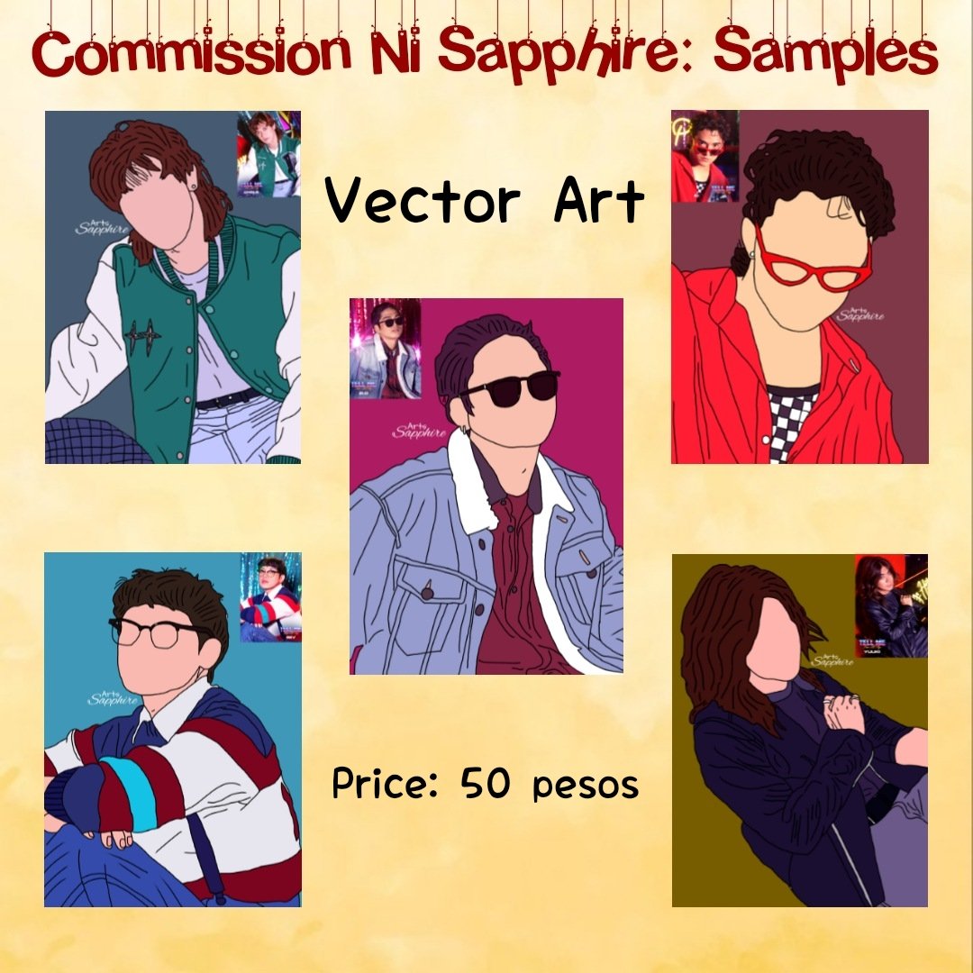 chrlsnmarkwifeu's tweet photo. COMMISSION NI SAPPHIRE ✨

Price list for Digital Art (per head):
• Vector art - 50 pesos
• Chibi headshot - 100 pesos
• Chibi waist up - 150 pesos
• Chibi full body - 200 pesos
• Cartoon chibi - 80 pesos https://t.co/HbeOnMp4SL