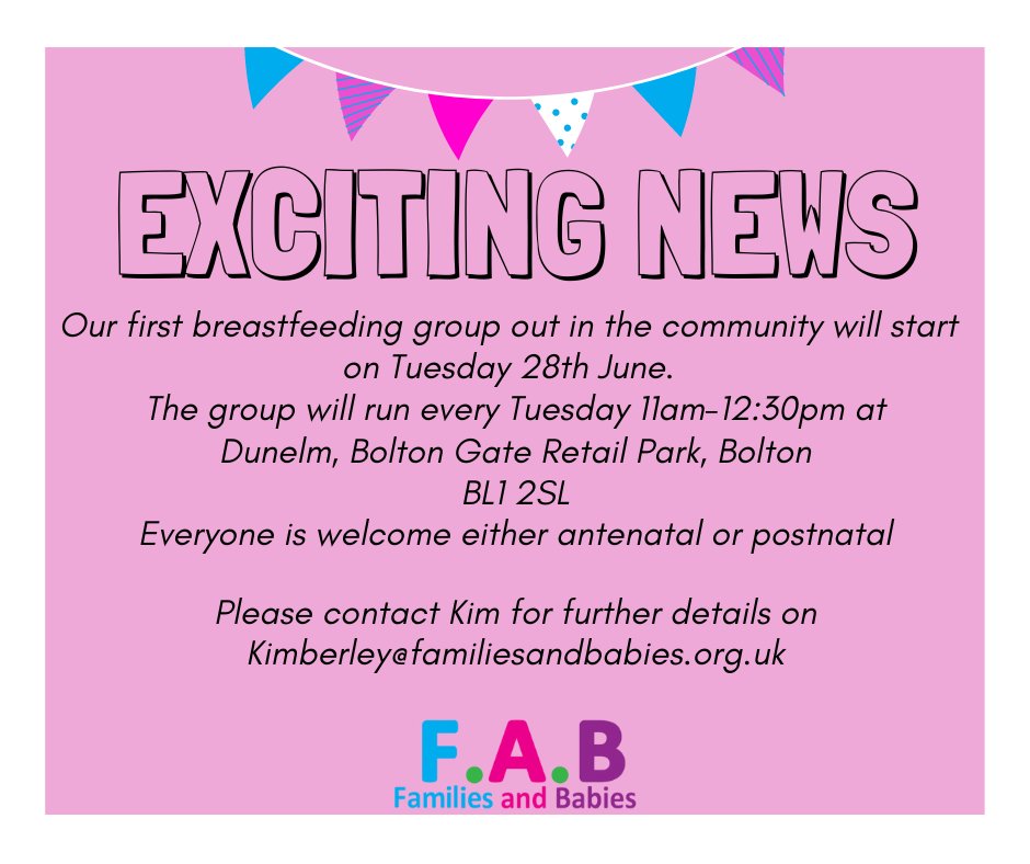 Really excited hope to see loads of mums and their partners there -