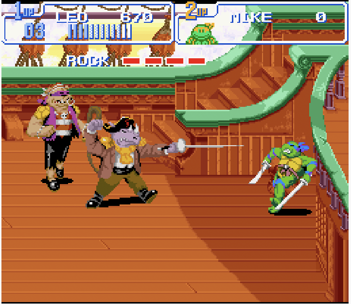 SirArturo3's tweet photo. Y para acabar el #CowabungaDay, no puede ser de otra manera, que con el mejor título de las #TeenageMutantNinjaTurtles para un servidor! El #TutlesInTime desarrollado por #Konami para #Arcade y llevado a #SuperNintendo de manera absolutamente gloriosa!
#Retrogames #PixelArt https://t.co/v8yCQc0S0S