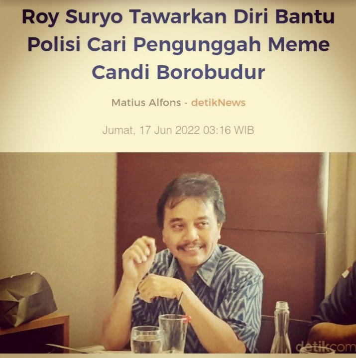 Gosah sok berguna <a href="/KRMTRoySuryo2/">KRMT Roy Suryo</a>..
Perangkat <a href="/CCICPolri/">Direktorat Tindak Pidana Siber Bareskrim Polri</a> lebih canggih
Yang ente punya kmampuwan cm bwat plototin bokep artis..